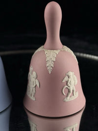 Thumbnail for Wedgwood Jasperware Bell Set – 1999 Blue Christmas & Pink Cherub – England4