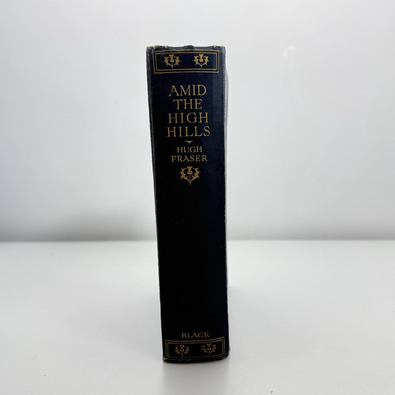 Antique Book Black 1923 Amid the High Hills by Hugh Fraser Illustrat 1st Edition12