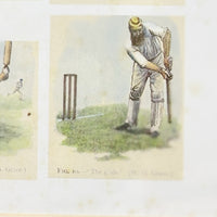Thumbnail for Lucien Caught Davis at Wicket Cricket Framed Print W.G. Grace Technique Scenes.6