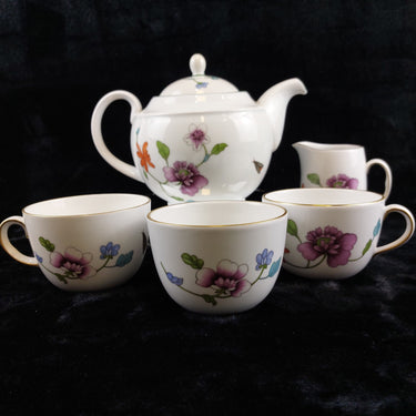 Owen To Tableware Royal Worchester Tea Set of 2, jug & Bowl  Porcelain Flameproo0