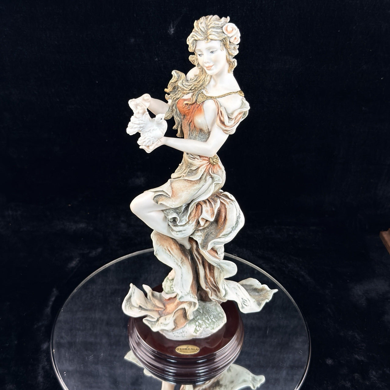Giuseppe Armani Florence Summer Breeze Lady Figurine 14 In Italy Decor Home 199720