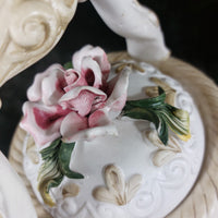 Thumbnail for Rare Capodimonte Italian Porcelain Teapot – Floral Rococo Style Tea Pot gift14