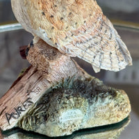 Thumbnail for 1997 Fine Border Arts 'Night Watch' Barn Owl Figurine B0175 by Ray Ayres Boxed.10