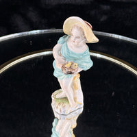Thumbnail for Antique Figurine Porcelain China Collectable Figure Marked Glazed German Girl2