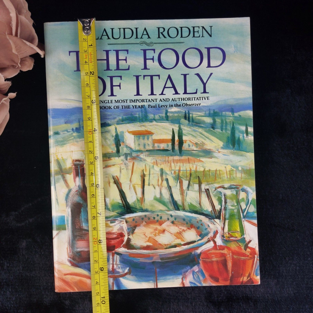 The Food of Italy 1990 by Claudia Roden Regional Italian cookbook gift xmas2