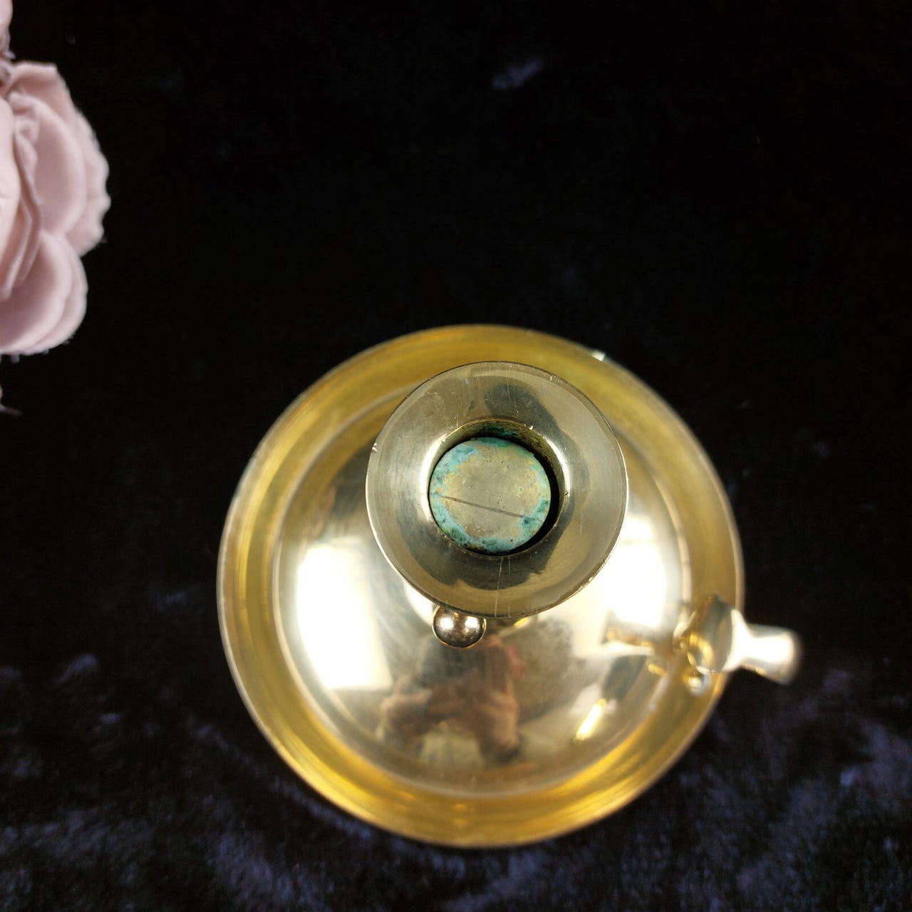 Brass Chamberstick Candle Holder Adjustable Push-Up Tone Gold Design Collectable9