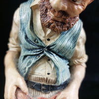 Thumbnail for Naturecraft Blacksmith Figurine 1973 Hand Painted Stonecraft Collectible 8