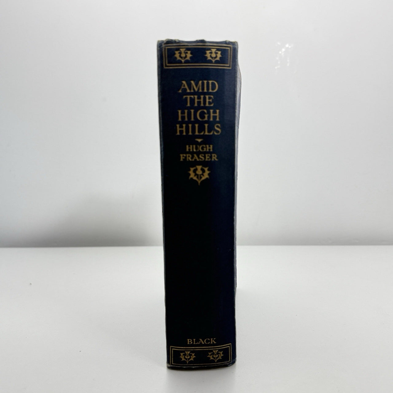 Antique Book Black 1923 Amid the High Hills by Hugh Fraser Illustrat 1st Edition3