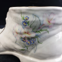Thumbnail for Maryleigh Pottery Floral Boot Vase Gilded Staffordshire 12