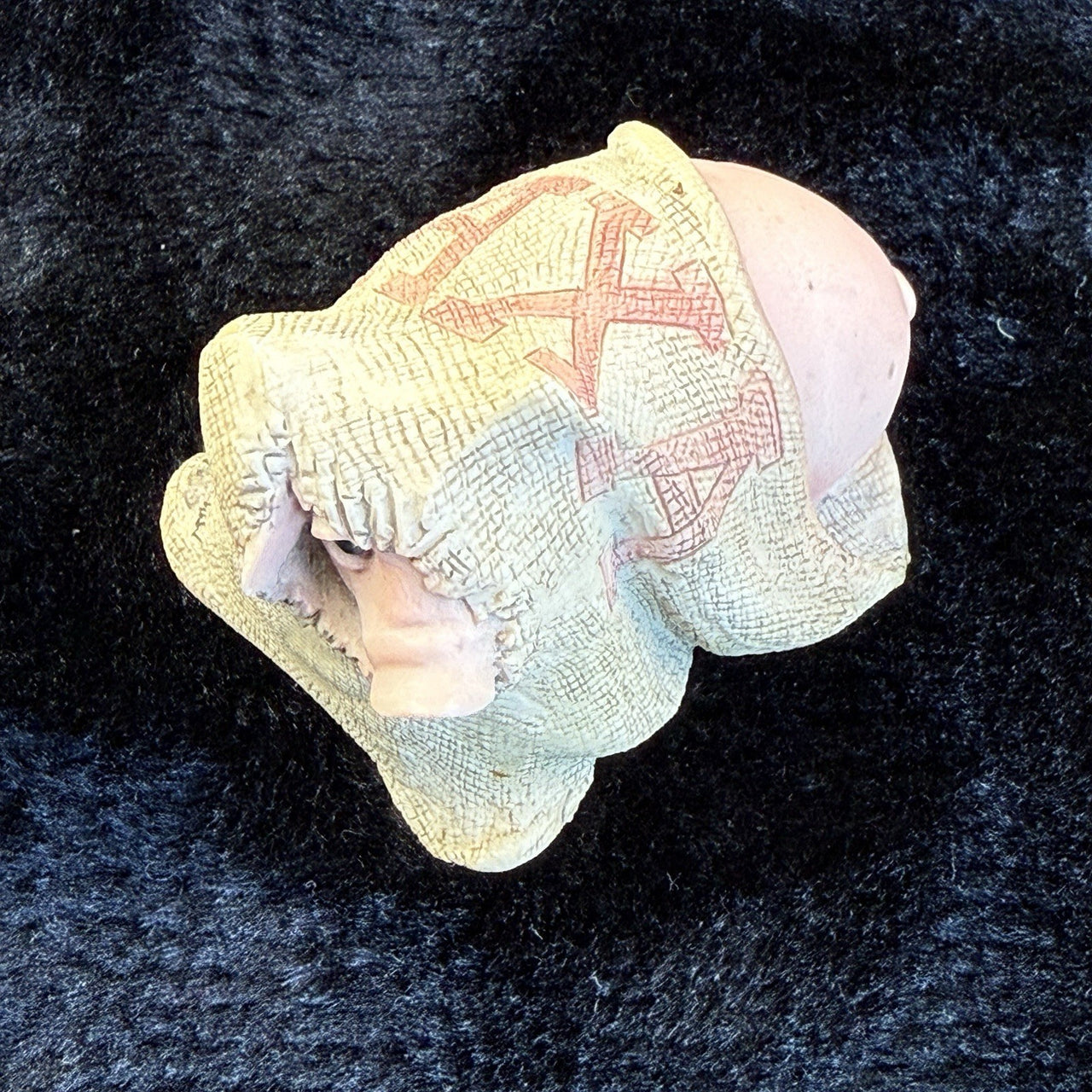Vintage Fine Border Arts Figurine "Pig In a Poke" rare Resin United Kingdom deco5