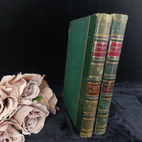Thumbnail for Cassell Penny Readings Vol I II Tom Hood Leather Illustrated Books Antique Set5