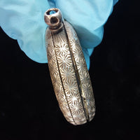 Thumbnail for 1800's antique Continental Silver Ladyâs Fob Watch Enamel Dial Ornate needs re16