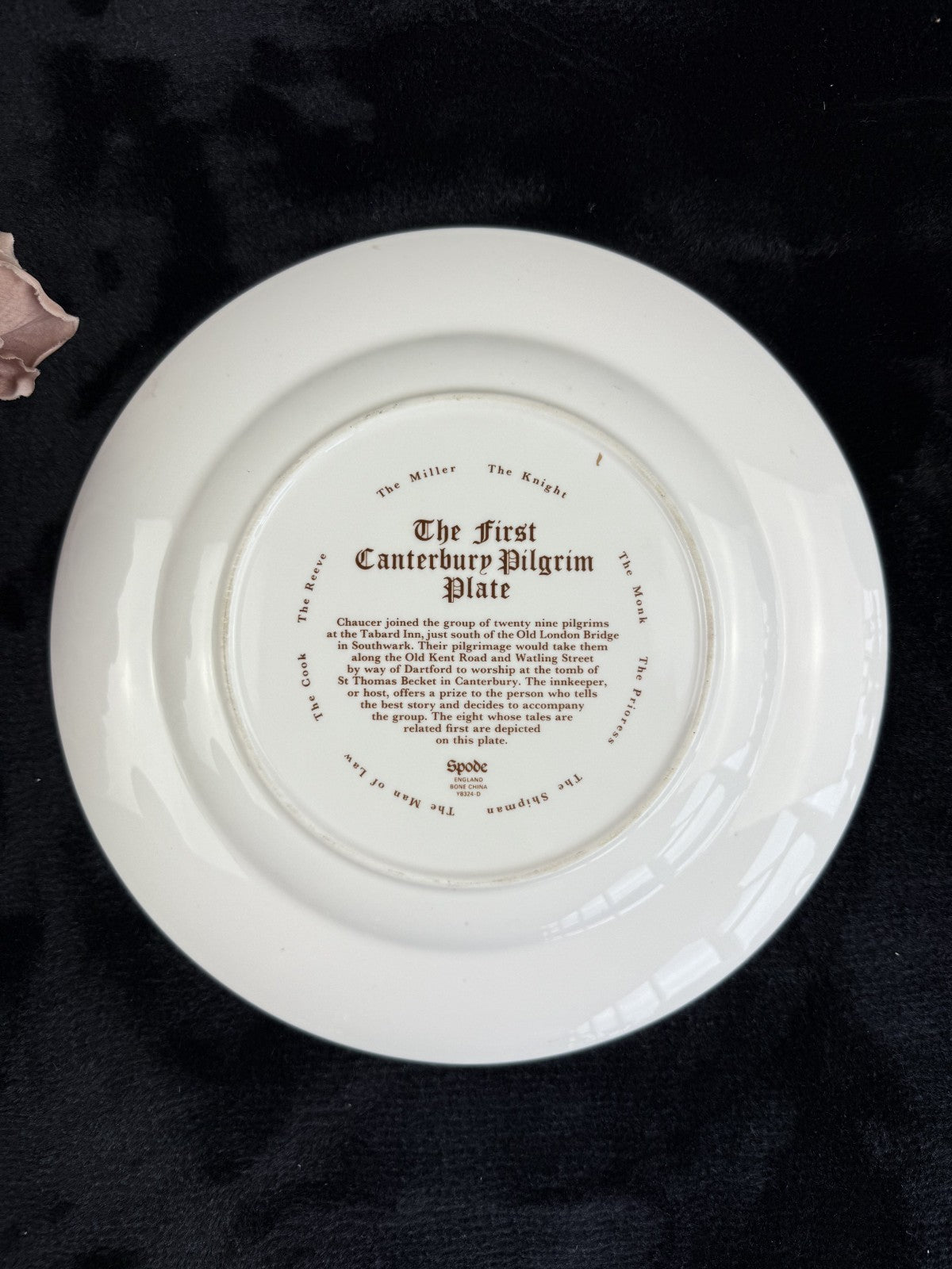 Spode Limited Edition Collector Plates Lot of 2 Canterbury Pilgrims & 1979 decor9