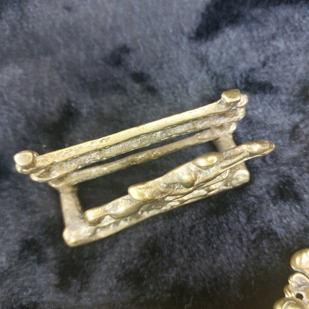 Vintage Brass Desk Set – Letter Holder, Rococo Tray pen holder & Letter Opener14