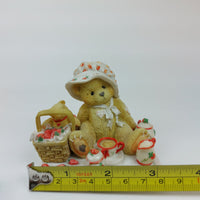Thumbnail for 1995 Cherished Teddies Boxed Gift Violet Bloom Blessings 156280 Bear Flowers6