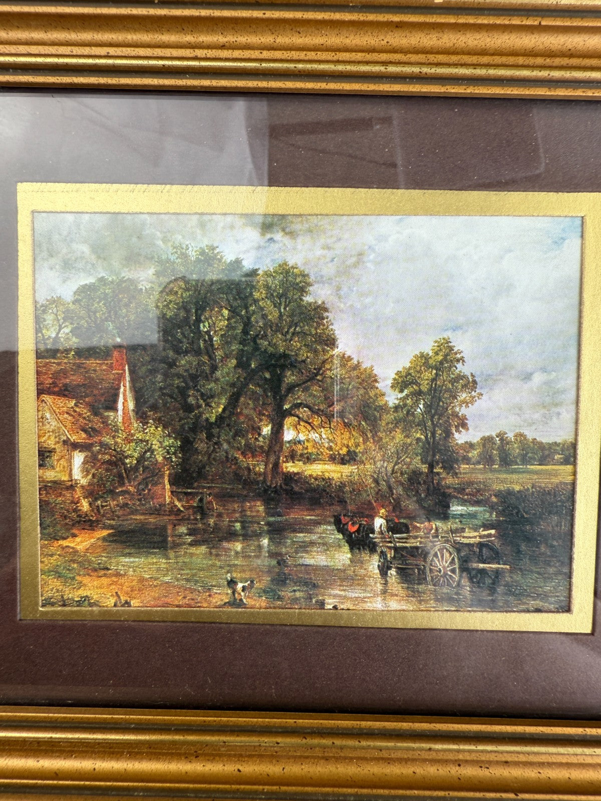 A Collection of Classic Art: Vintage Constable Prints Landscape & frame Set of 52