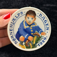 Thumbnail for Bing & Grøndahl 1929 Børnehjælpsdage Plaque Copenhagen Denmark Porcelain Art4