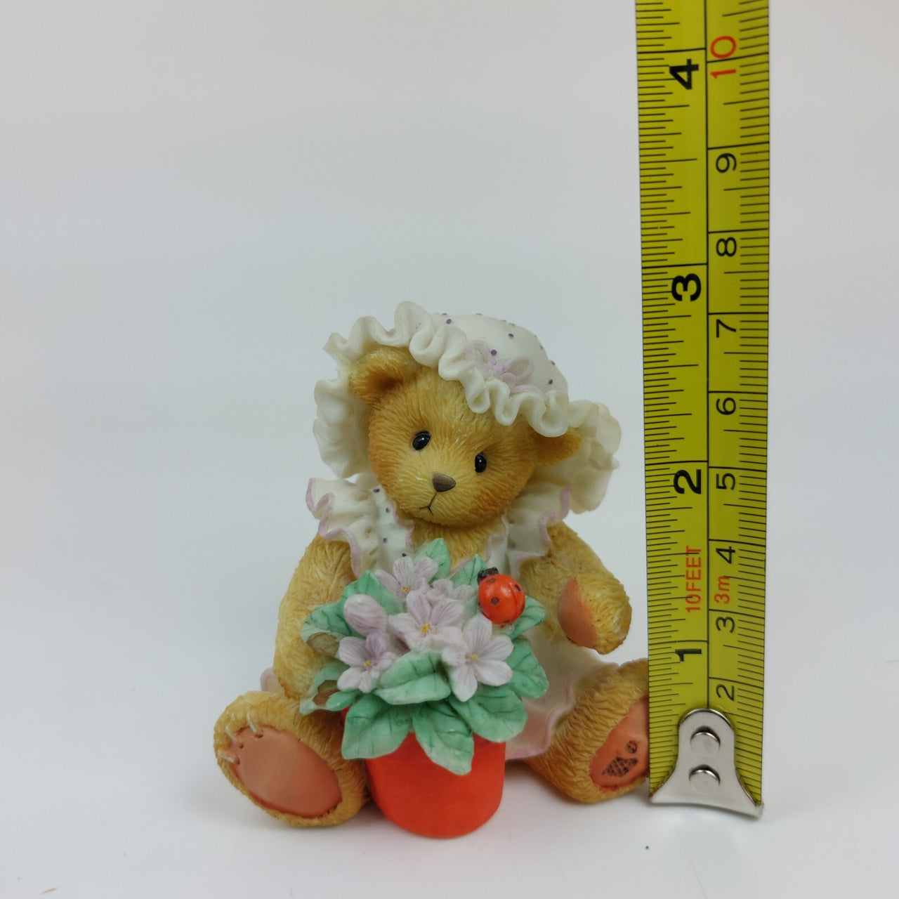Cherished Teddies Violet -'Blessings Bloom When You Are Near' Collectible 3"6