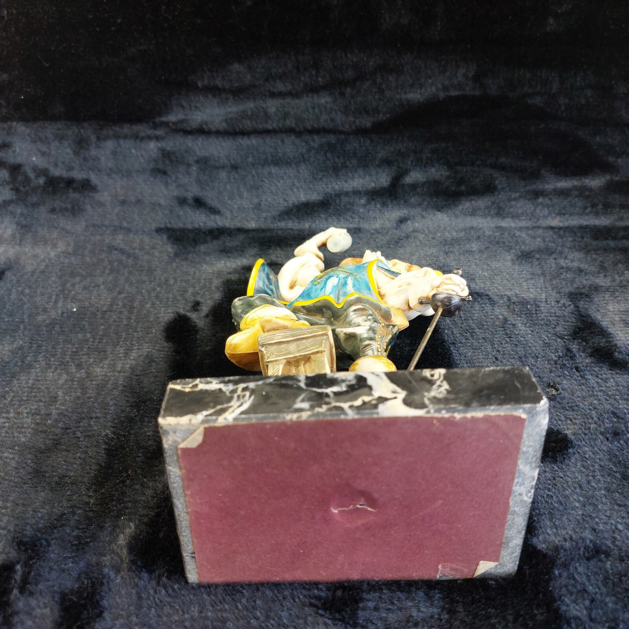 Italy Depose 732 Musketeer Figurine 9" Marble Base Hand Painted collectable gift11
