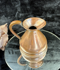 Thumbnail for Reproduction Antique British Pint Measure Copper Marks Verification jug Vintage15