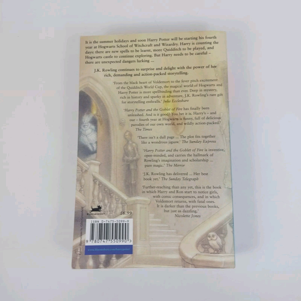 First -2000 Edition Printing Harry Potter and the Goblet of Fire Paperback Novel2