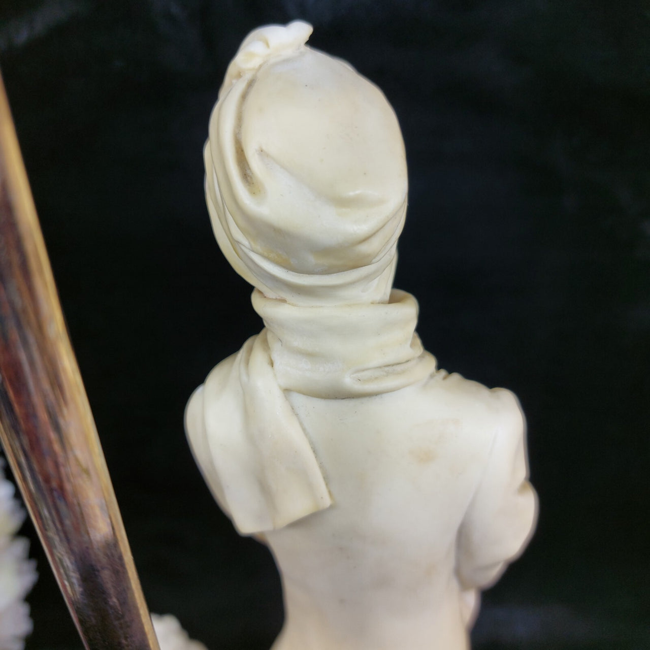 Vintage Vittorio Tessaro Figurine Lamp - Elegant Lady & Poodle - untested! 199212