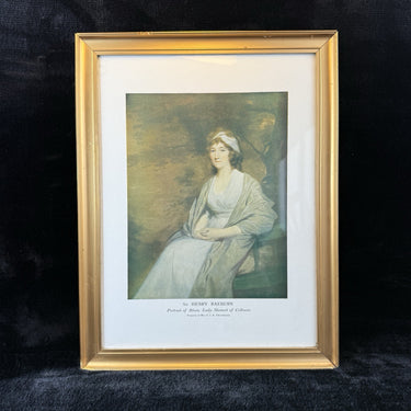 Antique Framed Print by Henry Raeburn Portrait of Alicia Lady Stewart of Coltnes1