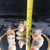 Thumbnail for M Leadbetter Cornwall Bird Figurines â Set of 3 Wrens & Robin, 1979â81 Handc2
