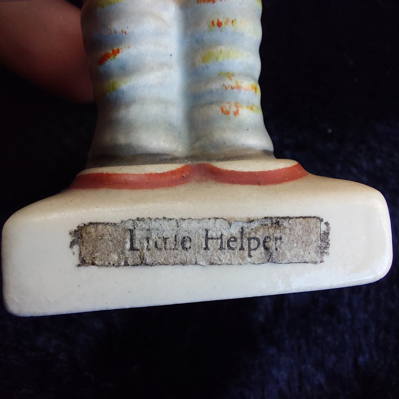 Goebel Girl Hummel With Basket Tree Scene Figurine W Germany Vintage see the pic7