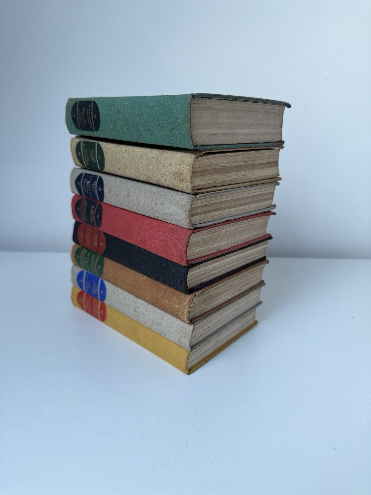 Companion Book Club 1950s Cloth Book Set9 Hardbacks No Jackets UK Decor Book Set11