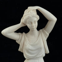 Thumbnail for Classical Greek Style Female Figurine gift 22cm Resin Venus Ivory Look Sculpture4