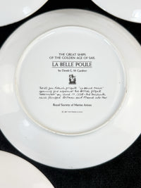 Thumbnail for Franklin Mint Great Ships Set of 6 Plates Golden Age of Sail by Derek Gardner13