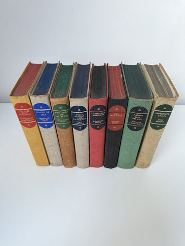 Companion Book Club  Cloth Set9 Hardbacks No Jackets UK Decor Set Vintage 1950s1
