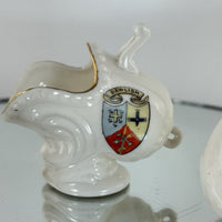Thumbnail for Tuscan & Chine Gemma Crested Ware Trio Mini Vases Jugs Collectible antique Decor4