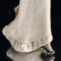 Thumbnail for Celluloid Miniature Lady Figurine – Art Deco 1920s Style Woman in Blue Hat– 4”3