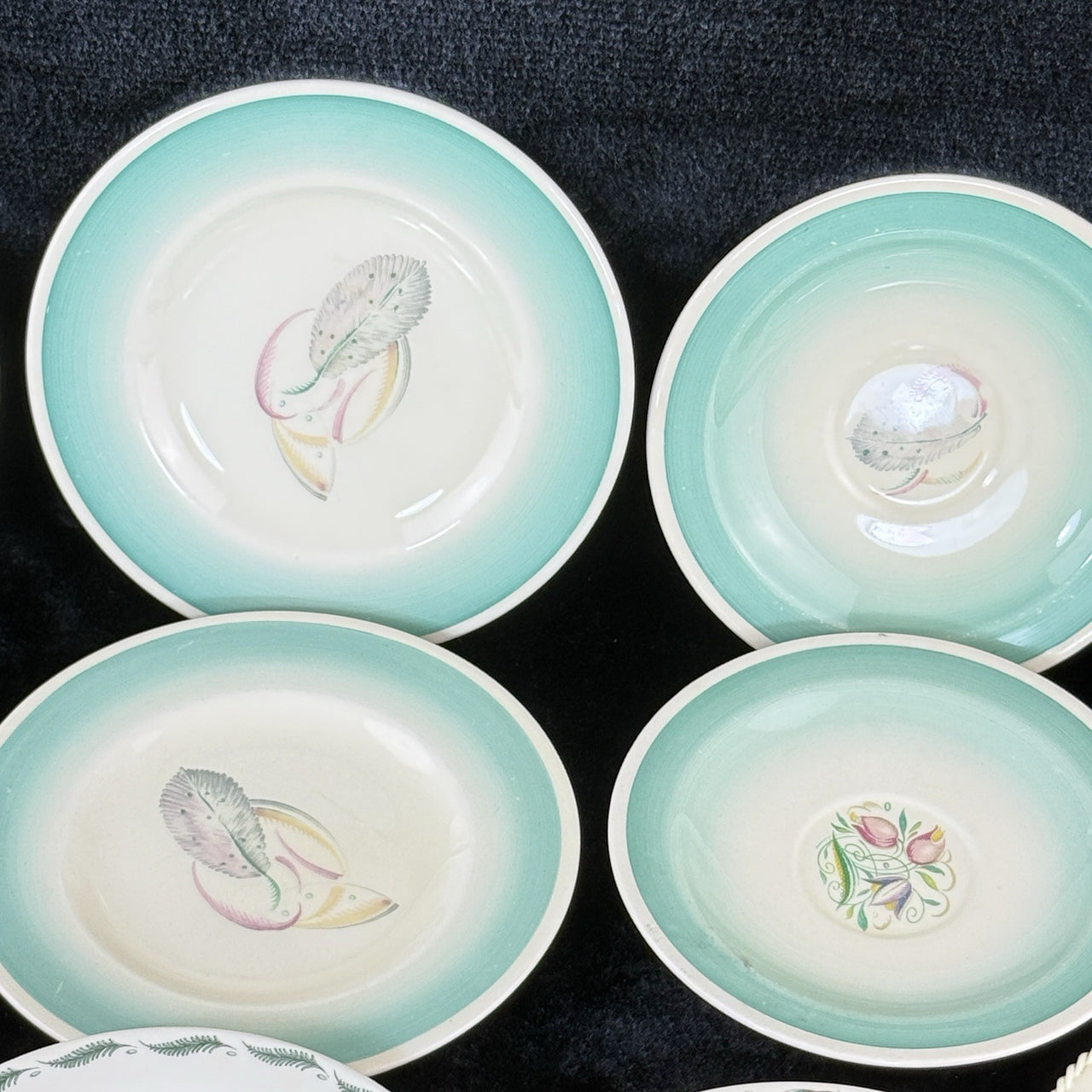 Susie Cooper Art Deco Bowl & Dish Lot – Endon 1574 Crown Works Burslem England5