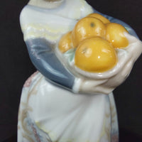 Thumbnail for Rare NAO by Lladró Spanish Porcelain Girl with Basket Figurine Handmade Spain12