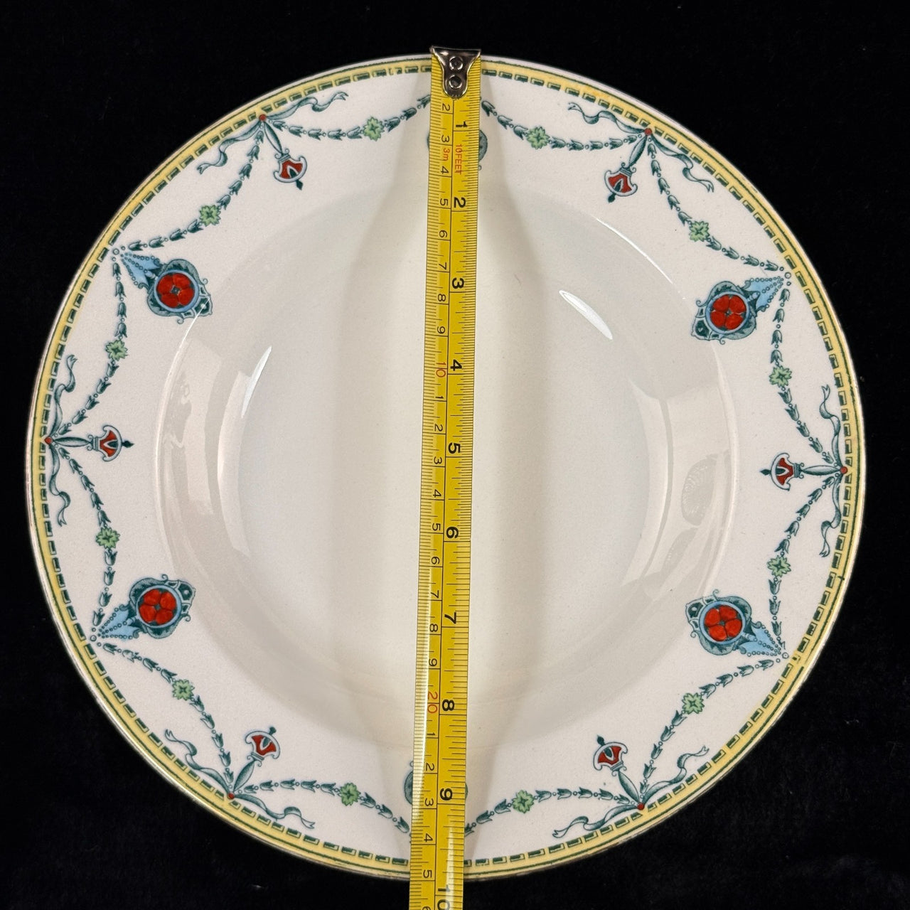 Large Lot of 6 Antique/Vintage Devon Ware (S. F. & Co.) CECIL 1204 Dish & Plates12