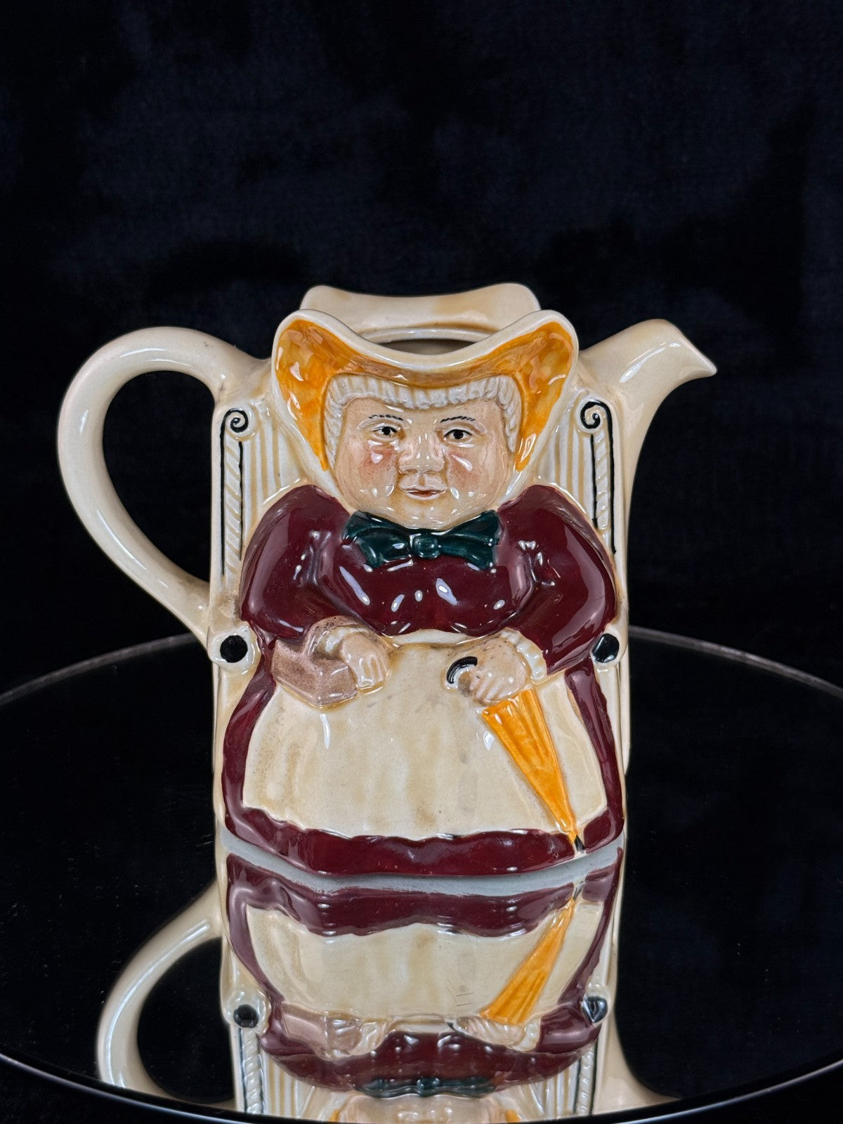 Set of 3 Tony Wood Staffordshire Character Teapots Aaron William & Lady Jug2
