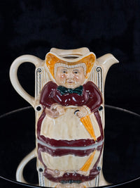 Thumbnail for Set of 3 Tony Wood Staffordshire Character Teapots Aaron William & Lady Jug2