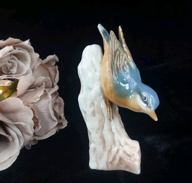 Goebel W.Germany  Porcelain Bird Figurine Wall Creeper 1967 gift collectable dec0