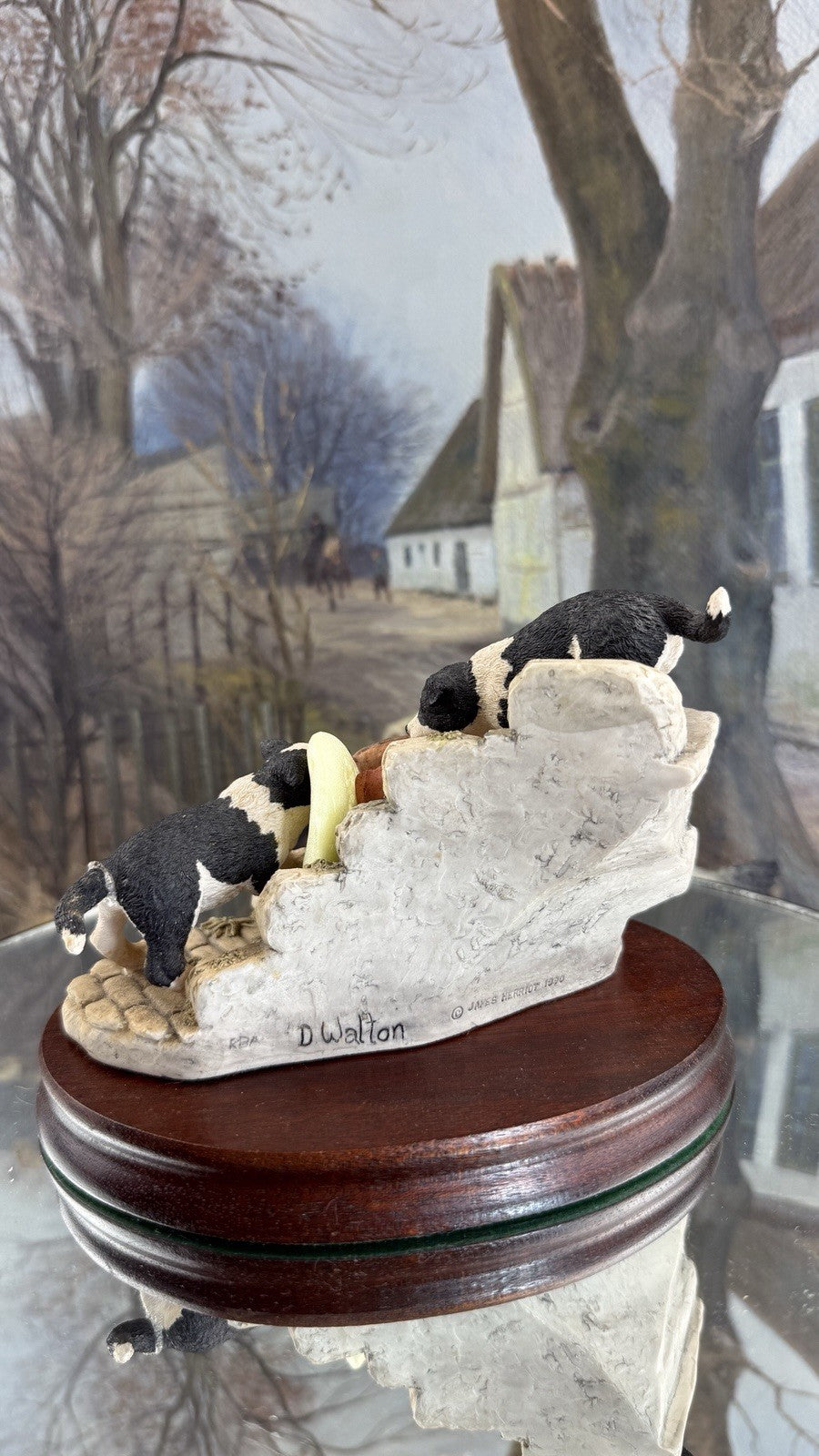 Border Arts Fine James Herriot "Tug o' War" Figurine JH61 - Signed by D. Walton7