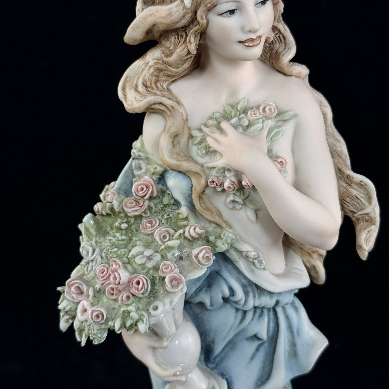 Giuseppe Armani Spring Florence Lady Flowers Figurine 0181C Italy HomeDecor 199211