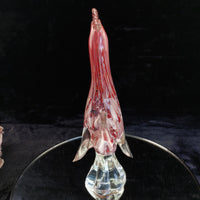 Thumbnail for Murano Rooster Glass Pink Filigrana Art Hand Blown 1kg 10