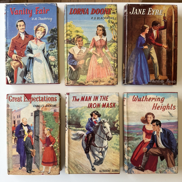 Vintage Regent Classics Book Set of 6 Little Women Treasure Island A Tale of Two1