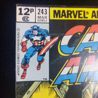 Thumbnail for Marvel Comics Captain America #243 The Rise of Adonis Vintage 1980 Comic Book1
