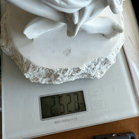 Thumbnail for Holy Family Statue Sculpture - Signed/Marked  - White Alabaster/Resin Compos 19913