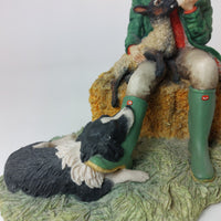 Thumbnail for Border Arts Fine Spring Chores JH69A Scottish Country Resin Figurine Ornament .14