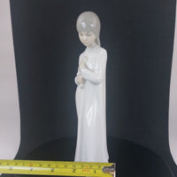Thumbnail for Zaphir Young Holding Girl Candle white Figurine Porcelain Collectable vintage3
