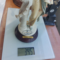 Thumbnail for Rare Giuseppe Armani lady Figurine 1993 Florence Lady Hat Rose Signed 9.5